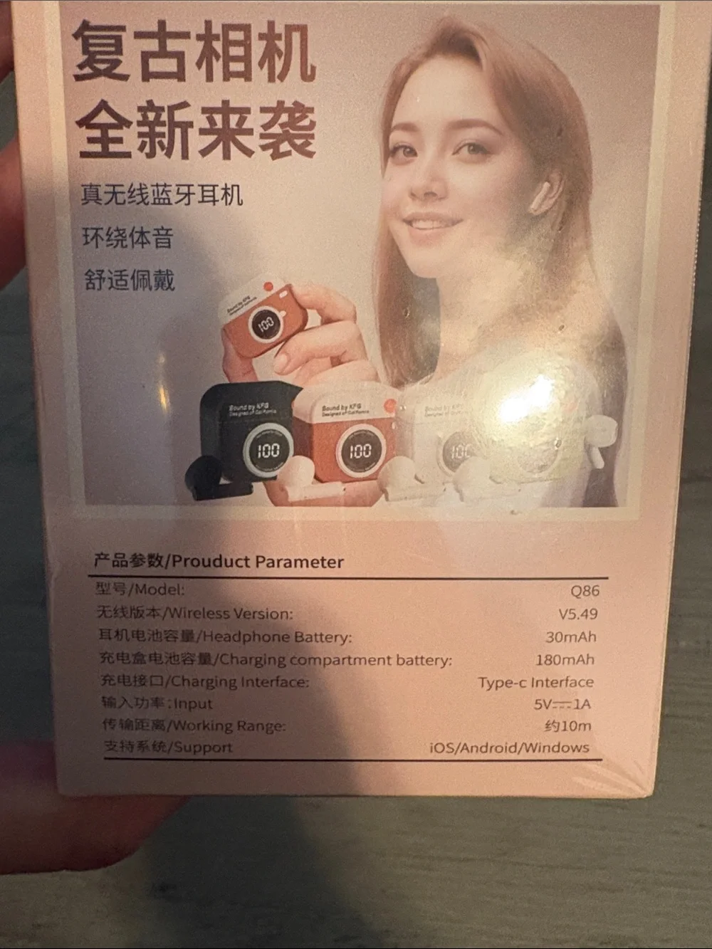 True Wireless Stereo Earphones - Pink